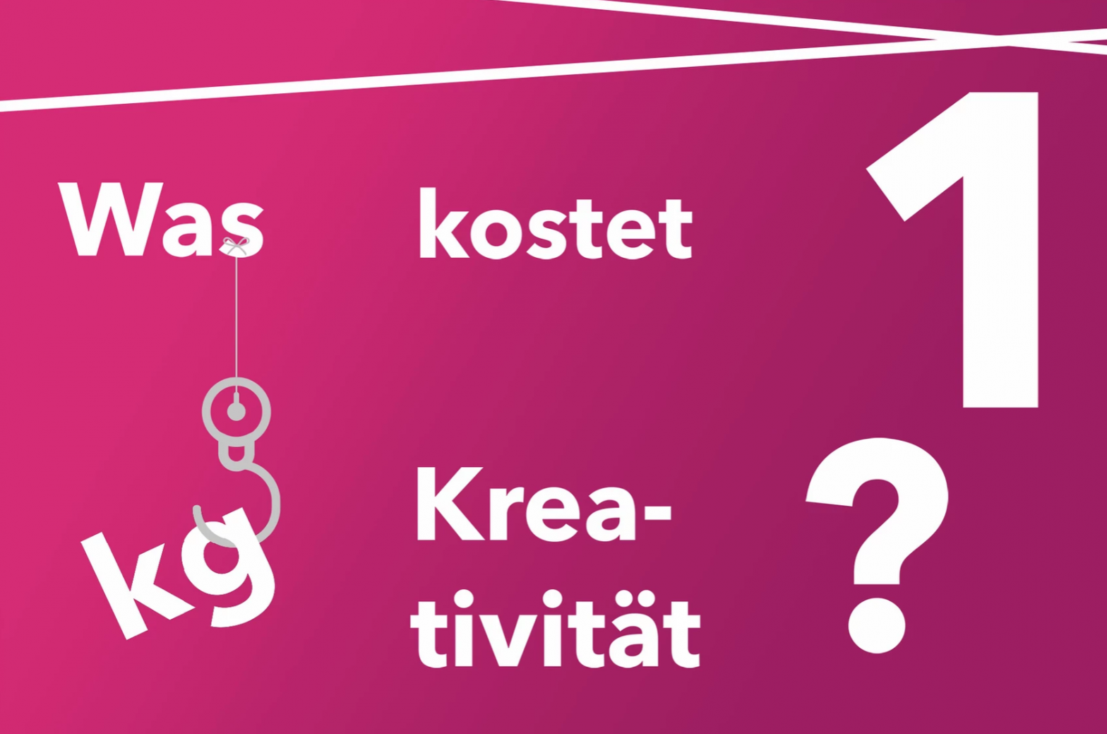 Was kostet ein Kilo Kreativität?