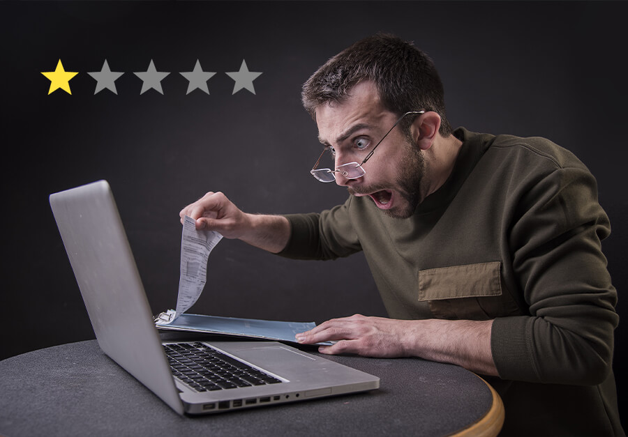 Google Rezension löschen: 1-Stern-Bewertung