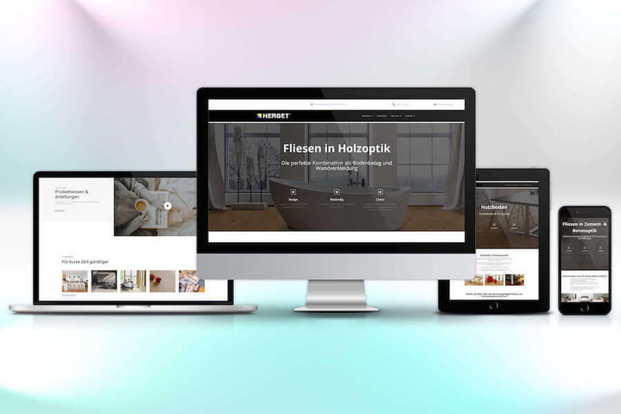 Webdesign Agentur erstellt Webseite Herget