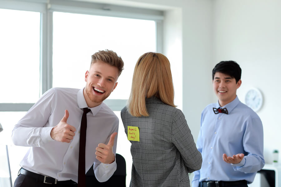 Aprilscherz im Büro