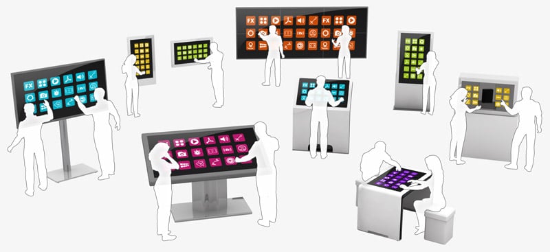 Touch Tische mit Software