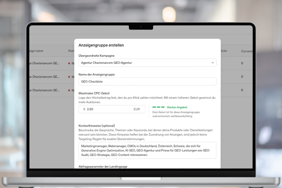 ChatGPT Ads optimieren: Deep Dive